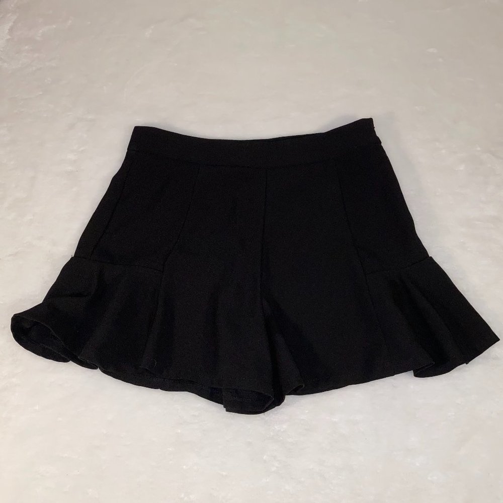 Sans Souci flare skort skirt S black